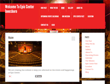 Tablet Screenshot of epiccenterjonesboro.com